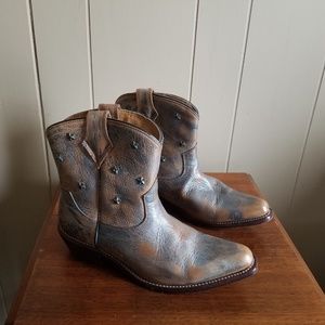 Bed Stu Cobbler series gazelle short western boot